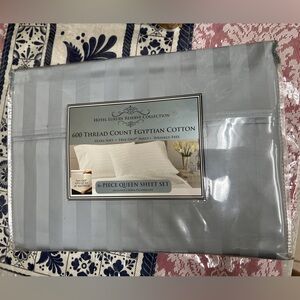 100%cotton Queen Hotel Luxury Reserve Collection 600 thread Ct sheets satin Sam
